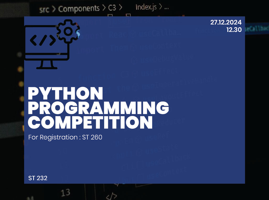 Python Programming Competition | CIU