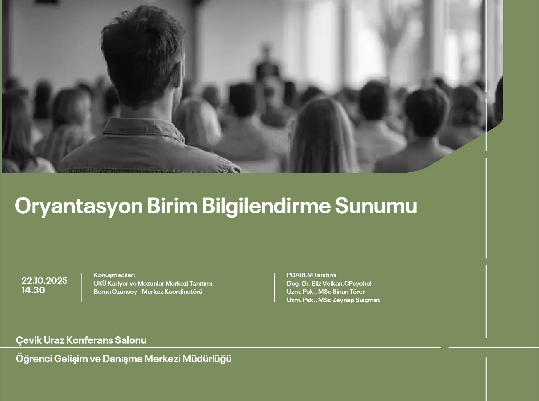 Oryantasyon Birim Bilgilendirme Sunumu | CIU
